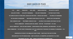 Desktop Screenshot of maryourlady.com